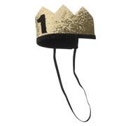 Toddmomy Dog Birthday Hat Crown for Cats and Small Pets Lightweight Comfortable Party Accessory for Puppies and Kittens Festive Pet Costume for Birthday Celebrations and Photo Moments