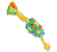 Toddmomy Dog Foraging for Missing Food Balls Chewers Squeaker Puppies Dog Chewer Puppy Pets Doggy Squeak Wiggle Fluff Squeaky Game Pet Snuffle Interactive Treat Ball Polar Fleece