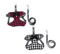 Toddmomy Dog Harness Vest Lead and Cooling Vest Mesh Pet Harness for Labrador Dog