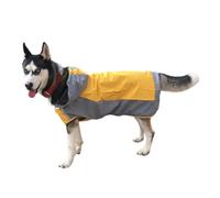 Toddmomy Dog Raincoat Dachshund Rainwear Breathable Double Layer Pet Rain Jacket for Spaniels Easy off Design Stylish Pet Accessory