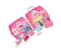 Toddmomy Doll House with Simulation Light Creative Villa DIY Kit for Birthday for Imaginative Play and Learning Includes Decorative Accessories and Handcraft Opportunities Random Color