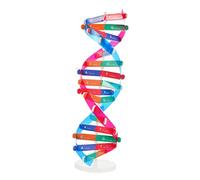 Toddmomy Double Helix Dna Model Science Kit Self-assembling Educational Toy for Interactive Learning for Biology Classes and Experiments Teaching Aid for Students