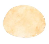 Toddmomy Doumbek Drum Head Skin Goatskin Drums Skin Replacement round Classic Appearance Elastic Stable Performance Musical Instrument Parts