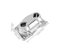 Toddmomy Drum Leg Installation Base Metal Bracket for Bass Drum Hoop Floor Tom Leg for Jam Sessions Rehearsals Stage Use