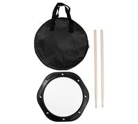 Toddmomy Drum Pad Dumb Drum Practice Mat for Includes Practice Cushion and for Basic Skills Training