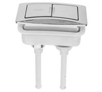 Toddmomy Dual Flush Toilet Push Button Replacement Abs Square Flush Button Easy Install Water-Saving Cistern Accessory Portable Upgrade for Bathroom Tank Compatibility