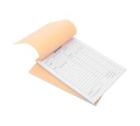Toddmomy Duplicate Invoice Book 2pcs for Small Business with Paper Sturdy Board for Efficient Order Management in Restaurants and Retail