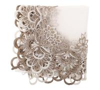 Toddmomy Dust Proof Tv Cover Tv Display Protector European Lace Classic Artistry Lightweight Shielding Screen and Monitor Indoor Living Room Silver