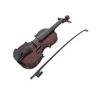 Toddmomy Educational Kids Violin Toy Small Plastic Strings Musical Instrument for Boys and Girls Adjustable Sound Simulation 39x14x6.5cm Early Learning Plaything Random Color