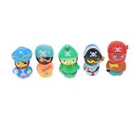 Toddmomy Educational Pirate Finger Puppets Practical Hand for Realistic Modeling Fine Workmanship Parent Storytelling and Early Learning Suitable for Home and Kindergarten Play