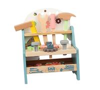 Toddmomy Educational Screw Nut Set with Wrench and Screwdriver Montessori Tool Bench for Boys and Brain Development Plaything with Gear Assembly and Cognitive Exercise