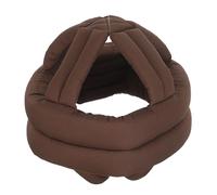 Toddmomy Elderly Fall Protection Cap with Ear Guards Brown, Soft Breathable Head Protector Hat for Seniors, Anti-Fall Safety Helmet for Elderly Head Injury Prevention