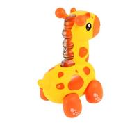 Toddmomy Electric Giraffe for Fun Crawling Animal Pull Along with Lights Music for Motor Skills Development Safe Portable Indoor Play for Boys