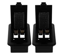 Toddmomy Electric Guitar and Bass 9-Volt Battery Box 2Pcs with Plastic Compartment and Anti-Rattle Sponge for Active Pickups On-Stage Use