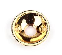 Toddmomy Electric Guitar Jack Plate for Tl Guitar Insert with Screws Fits Jack Sockets Standard Golden Finish