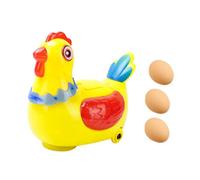 Toddmomy Electric Walking Hen for Singing and Egg Laying Function Educational Funny Chicken with Eggs Random Color for Boys and Development Random Color