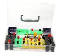 Toddmomy Electricity Experiments Kit for Junior High School Physics Teaching Aids Portable Physics Lab with Circuit Boards for Basic Electrics Learning and Stem Science Random Color