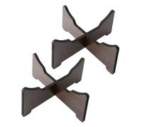 Toddmomy Empty Drum Stand Tongue Drum Detachable Support Portable Bracket for Hand Pan Display Rack Music Instrument Holder Dark