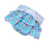 Toddmomy Escape Proof Dog Diaper for Female Puppies Reusable Dog Sanitary Panties Doggy Nappies Products Practical Easy-on Leak-proof