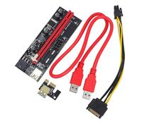 Toddmomy External Graphics Card Pcie Riser Extension Cable for Laptop and Computer, Enhances Visual Experience Larger Display, Sturdy Pvc and Copper Material, for Gamers and Multimedia