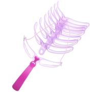 Toddmomy Eyebrow Stencil Kit Handheld with 8 Different Plastic Shapes for Easy Precise Grooming and Natural Fuller Defined Brows, Beauty Tool for Making Your Own Eyebrow Style