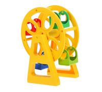 Toddmomy Ferris Wheel Model Train Track Accessory for Interactive Table Landscaping Enhancing Hand Eye Coordination Spatial Awareness Family Playtime Fun