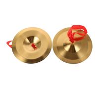 Toddmomy Finger Percussion Instrument Boy Girl Adult Mini Cymbals Alloy Cymbals for Belly Dancing Dance Rhythm