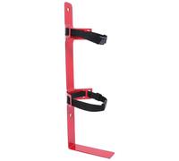 Toddmomy Fire Extinguisher Mount Bracket Wall Holder with Quick Release Strap, Metal Fire Rack Brackets for Garage and Workshop, Enhanced Safety and Space-Saving Design, Size 43.5x13.5x12cm