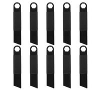 Toddmomy Fire Starter Scrapers 10 Pack Magnesium Flint Camping Tools Lightweight Portable Emergency Survival Striker for Outdoor Hiking