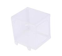 Toddmomy Fish Breeder Net for Aquarium Fish Tank with Suction Cups Mesh Isolation Hatchery Incubator Separation Box to Protect Fry and Increase Survival Rate White