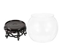 Toddmomy Fish Tank Desktop Small Fish Tank Base for Bookshelf Office Plant Stand Indoor