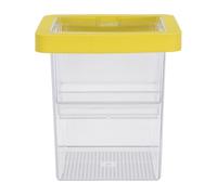Toddmomy Floating Fish Breeding Isolation Box: Acrylic Hatchery Incubator Breeding Box for Guppy Shrimp Clownfish & Betta - Protect Fry & Eggs with Divider for Aquariums