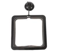 Toddmomy Floating Food Circle with No Food Waste Function Fish Tank Ring Feeder Black Plastic Material Floating Design for Aquarium Fish Feeding