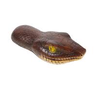 Toddmomy Floating Snake Head Ornament for Pools and Ponds Garden Animal Figurine Lightweight Buoyant Reptile Sculpture for Jungle and Party Decorations