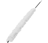 Toddmomy Flute Cleaning Brush for Piccolo Woodwind Flute Cotton Cleaning Brush and Care Accessory