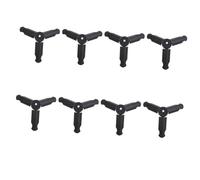 Toddmomy Foldable Phone Tripod and Tabletop Video Tripod Set 8pcs, Mini Desktop Smartphone Holder for Streaming, Vlogging, and Travel Photography