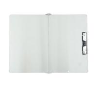 Toddmomy Foldable Stainless Steel Clipboard with Ergonomic Design and Rounded Corners, Ultraslim Metal Memo Holder for Classroom and Fieldwork Use, Portable 8k Document Organizer Suitable