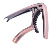 Toddmomy Folk Guitar Capo Copper-tone Clamp for Acoustic, Classical Ukulele - Sturdy Guitar Accessory for String Tuning and Play Adjustment