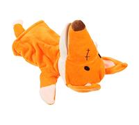 Toddmomy Fox Shape Hand Puppet for Plush Animal with Soft Material Comfortable Wear Enhances Motor Skills and Communication Interactive Role Play Doll for Boys