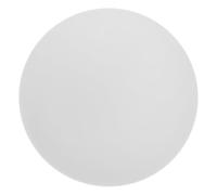 Toddmomy Frosted White Glass Globe Lamp Shade Flat Oval Bubble Glass Replacement for Ceiling Light Pendant Opal Sphere Cover for Modern Home Lighting
