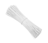 Toddmomy Galvanized Steel Wire Twist Ties for Binding and Tying 1000pcs Plastic Coated Rust Prevention for Garden and Household Electrical Wire Organization