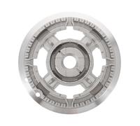 Toddmomy Gas Stove Burner Flame Distributor Iron Plate Dual Holes 6 Inch Diameter for Embedded Gas Stove Cooking with Smooth Surface Design