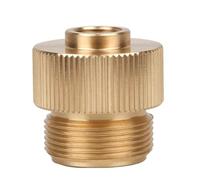 Toddmomy Gas Tank Adapter for Cv470 Mr Buddy Heater, Steak Small Flat Gas Tank, Outdoor Stove Adapter, 58 Copper Camping Converter