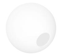Toddmomy Glass Ball Shaped Ceiling Light Shade Glass Lampshade Accessory for Home Lighting Easy Installation Multipurpose Globe Lamp Cover Compatible with LED Fixtures