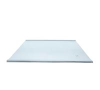 Toddmomy Glass Fridge Shelf Replacement with Adjustable Partition Design and Excellent Loadbearing Capacity, 11.81 Inch Refrigerator Glass Shelf for Cold Storage and Household Interior