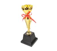 Toddmomy Gold Metal Sports Trophy Award for Football Soccer Competitions Motivational Prize Cup for Tournament Winners Versatile Reward for School and Corporate Events Symbol of Achievement