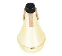 Toddmomy Golden Abs Trumpet Mute Dampener Lightweight Practical Tool for Overtones and Resonances, Noise Reducer that Will Not Damage Trumpet Surface, for Practice and Silent Playing