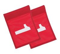 Toddmomy Golf Flags Number 1 Red 2Pcs Small Sturdy Portable Training Flags for Golfers Outdoors