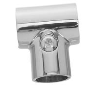 Toddmomy Grade Stainless Steel Tee Pipe Connector Detachable Right Angle Handrail Fitting for Boats Yachts Corrosion Resistant Yacht Hardware