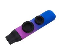 Toddmomy Gradient Color Dual Kazoo Flute for Adults Beginner-friendly Musical Instrument with High-low Tone Control Compact Portable Design for Party Bags Music Education and Family Fun